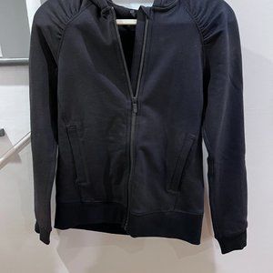 Lululemon Black Zip-up Hoodie Sweatshirt - size 4
